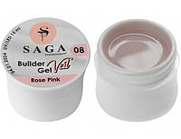 SAGA Professional Builder Gel Veil № 08 - гель для наращиванния, бежевый, 15 мл
