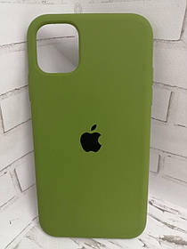Чохол на iPhone 11 накладка бампер протиударний Original Soft Touch Olive