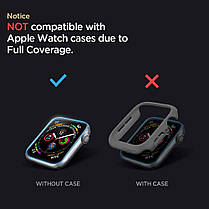 Захисне скло для Apple Watch 4/5/6/SE (44 mm) Spigen EZ FiT, Pro Flex (1шт), (AFL00922), фото 5
