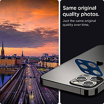 Захисне скло Spigen для камери iPhone 12 Pro — Optik camera lens (2шт), Black (AGL01807), фото 6