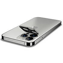 Захисне скло Spigen для камери iPhone 13 Pro Max — Optik (2 шт.), Silver (AGL04033), фото 4