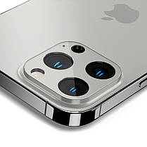 Захисний скло Spigen для камери iPhone 13 Pro - Optik (2шт), Silver (AGL04032), фото 3