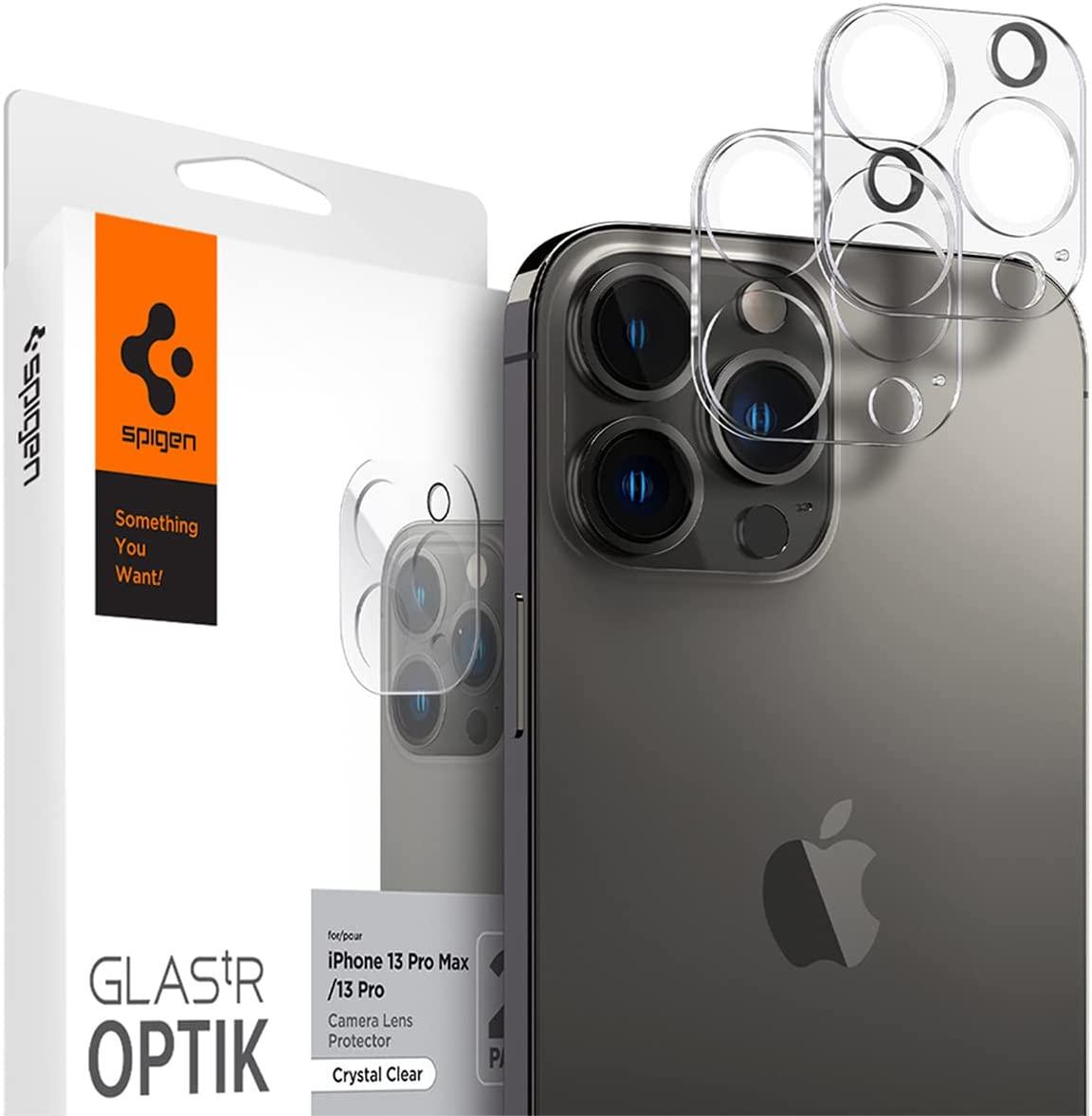 Захисне скло Spigen для камери iPhone 13 Pro / 13 Pro Max — Optik camera lens (2шт), Cleare (AGL04104)