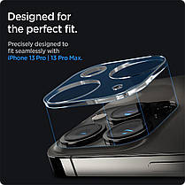 Захисне скло Spigen для камери iPhone 13 Pro / 13 Pro Max — Optik camera lens (2шт), Cleare (AGL04104), фото 4