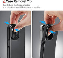 Захисне скло Spigen для камери iPhone 13 Pro / 13 Pro Max — Optik camera lens (2шт), Cleare (AGL04104), фото 6