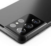 Захисне скло Spigen для камери Samsung Galaxy S21 Ultra — Optik (2шт), Black (AGL02733), фото 5