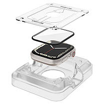 Захисний скло Spigen для Apple Watch 7 (41mm) EZ FiT (2шт) Pro Flex (AFL04052), фото 4