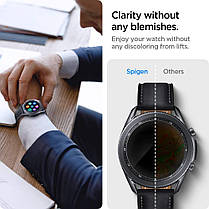 Захисне скло Spigen для Galaxy Watch 3 (45 mm) EZ FiT GLAS.tR (2шт), (AGL01843), фото 5