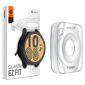 Захисне скло Spigen для Galaxy Watch 4 (44 mm) EZ FiT GLAS.tR (2 шт.) (AGL03429)