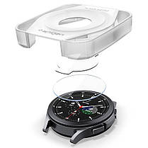 Захисне скло Spigen для Galaxy Watch 4 Classic (42 mm) EZ FiT GLAS.tR (2шт), (AGL03747), фото 4