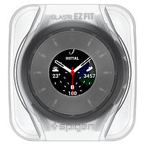 Захисне скло Spigen для Galaxy Watch 4 Classic (42 mm) EZ FiT GLAS.tR (2шт), (AGL03747), фото 6