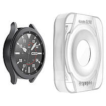 Захисне скло Spigen для Galaxy Watch 4 Classic (46mm) EZ FiT GLAS.tR (2шт), (AGL04023), фото 4