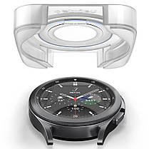 Захисне скло Spigen для Galaxy Watch 4 Classic (46mm) EZ FiT GLAS.tR (2шт), (AGL04023), фото 5