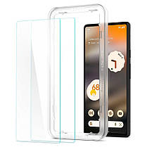 Захисне скло Spigen для Google Pixel 6A — ALIGNmaster (2 шт.), Clear (AGL04695), фото 3