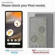 Захисне скло Spigen для Google Pixel 6A — ALIGNmaster (2 шт.), Clear (AGL04695), фото 6