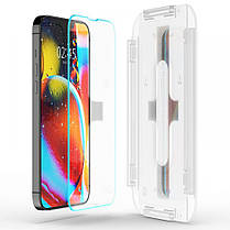 Захисне скло Spigen для iPhone 14 Plus / 13 Pro Max — EZ FIT, HD, GLAS.tR (1 шт.) (AGL03722), фото 3