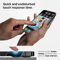 Захисне скло Spigen для iPhone 14 Plus / 13 Pro Max — EZ FIT, HD, GLAS.tR (1 шт.) (AGL03722), фото 6