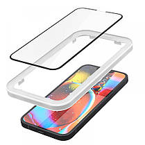 Захисне скло Spigen для iPhone 13 Pro Max — Glas.tR AlignMaster, Black (AGL03723), фото 3