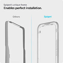 Захисне скло Spigen для iPhone 13 Pro Max — Glas.tR AlignMaster, Black (AGL03723), фото 6