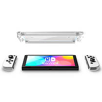 Захисне скло Spigen для Nintendo Switch OLED - EZ FIT GLAS.tR (1 шт), Clear (AGL03829), фото 3