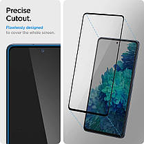 Захисне скло Spigen для Samsung Galaxy S20 FE - Glas.tR Slim Full Cover (AGL02200), фото 4