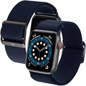 Нейлоновий ремінець Spigen для Apple Watch серії SE / 6 / 5 / 4 (42/44 mm) — Band Lite Fit, Navy (AMP02287)