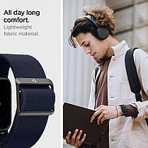 Нейлоновий ремінець Spigen для Apple Watch серії SE / 6 / 5 / 4 (42/44 mm) — Band Lite Fit, Navy (AMP02287), фото 5