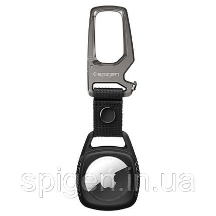 Чехол - колода Spigen для Apple AirTag - Ruged Armor, Matte black (AMP01565), фото 1