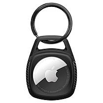 Чехол - колода Spigen для Apple AirTag - Ruged Armor, Matte black (AMP01565), фото 4