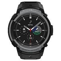 Чохол і ремінець Spigen для Galaxy Watch 4 (46 mm) Rugged Armor Pro 2 in 1, Charcoal Gray (ACS03652), фото 5