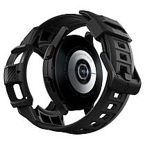 Чохол і ремінець Spigen для Galaxy Watch 4 Classic (46 mm) Rugged Armor Pro 2 in 1, Black (ACS03832), фото 3
