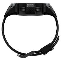 Чохол і ремінець Spigen для Galaxy Watch 4 Classic (46 mm) Rugged Armor Pro 2 in 1, Black (ACS03832), фото 4