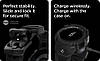 Чохол і ремінець Spigen для Galaxy Watch 4 Classic (46 mm) Rugged Armor Pro 2 in 1, Black (ACS03832), фото 10