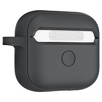 Чохол Spigen для Apple AirPods 3 — Silicon Fit, Charcoal (ASD01985), фото 6