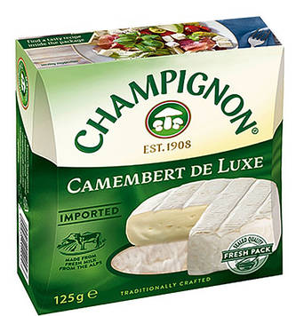 Сир Camembert deLuxe 60% 125 г, 10шт/ящ