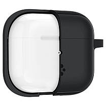 Чохол Spigen для Apple AirPods 3 — Silicon Fit, Matte Black (ASD01984), фото 6