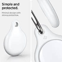 Чохол Spigen для Apple AirTag — Ultra Hybrid, White (AHP03357), фото 5