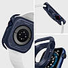 Чехол Spigen для Apple Watch 4/5/6/ SE/ 7 (44/45mm) Rugged Armor, Navy Blue (ACS02224), фото 8