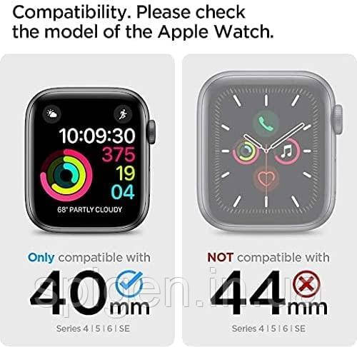 Чехол Spigen для Apple Watch 40 мм - Ultra Hybrid, Crystal Clear (ACS00427) - фото 2 - id-p1673541827