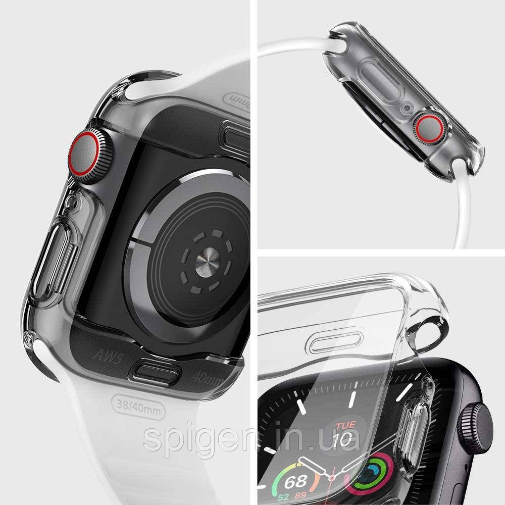 Чехол Spigen для Apple Watch 40 мм - Ultra Hybrid, Crystal Clear (ACS00427) - фото 3 - id-p1673541827