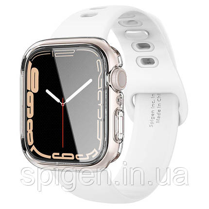 Чохол Spigen для Apple Watch 45 мм — (7 серія) Ultra Hybrid, Crystal Clear (ACS04180), фото 1