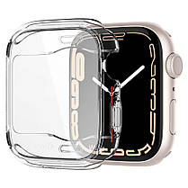 Чехол Spigen для Apple Watch 41 мм - (7 серія) Ultra Hybrid, Crystal Clear (ACS04188), фото 4