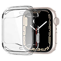 Чохол Spigen для Apple Watch 45 мм — (7 серія) Ultra Hybrid, Crystal Clear (ACS04180), фото 4