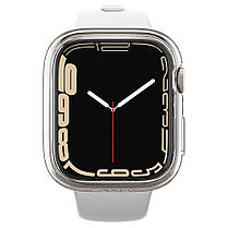 Чехол Spigen для Apple Watch 7 (41mm) Thin Fit, (Прозорий) Crystal Cleare (ACS04187), фото 3