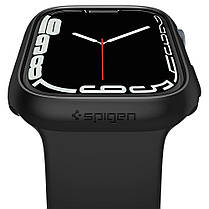 Чохол Spigen для Apple Watch 7 (45 mm) Thin Fit, Black (ACS04174), фото 5