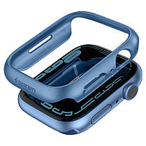 Чехол Spigen для Apple Watch 7 (41mm) Thin Fit, Blue (ACS04186), фото 5