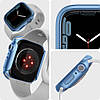 Чехол Spigen для Apple Watch 7 (41mm) Thin Fit, Blue (ACS04186), фото 9