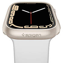 Чехол Spigen для Apple Watch 7 (41mm) Thin Fit, Starlight (ACS04185), фото 4