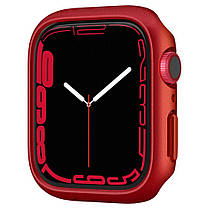 Чохол Spigen для Apple Watch 7 (45 mm) Thin Fit, Metallic Red (ACS04177), фото 3