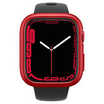 Чохол Spigen для Apple Watch 7 (45 mm) Thin Fit, Metallic Red (ACS04177), фото 4